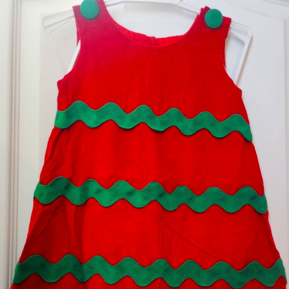 Girls Elf dress Christmas
